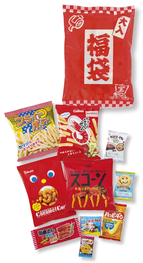 ボリューム満点!ブランドお菓子福袋10点セット