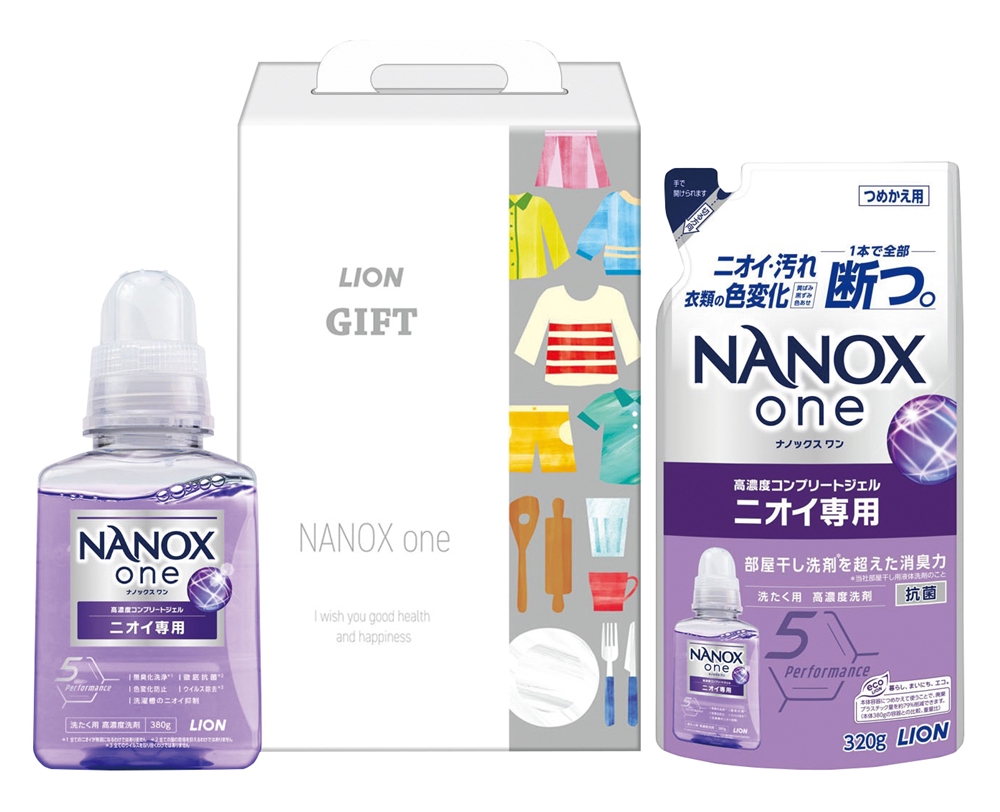 ライオンプチギフトNANOXoneニオイ専用ギフト2点セット