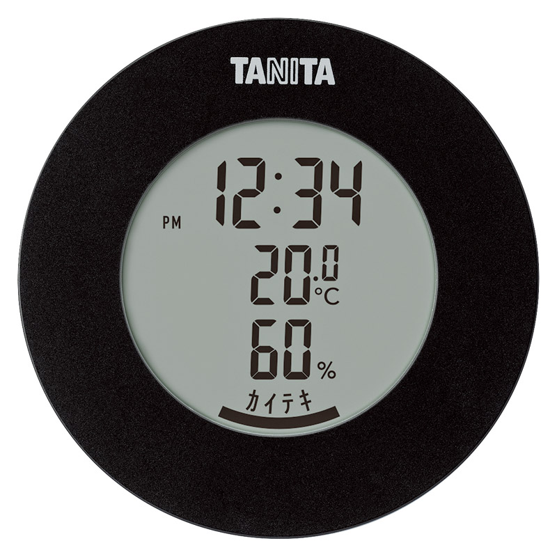 タニタ デジタル温湿度計（丸型デザイン）