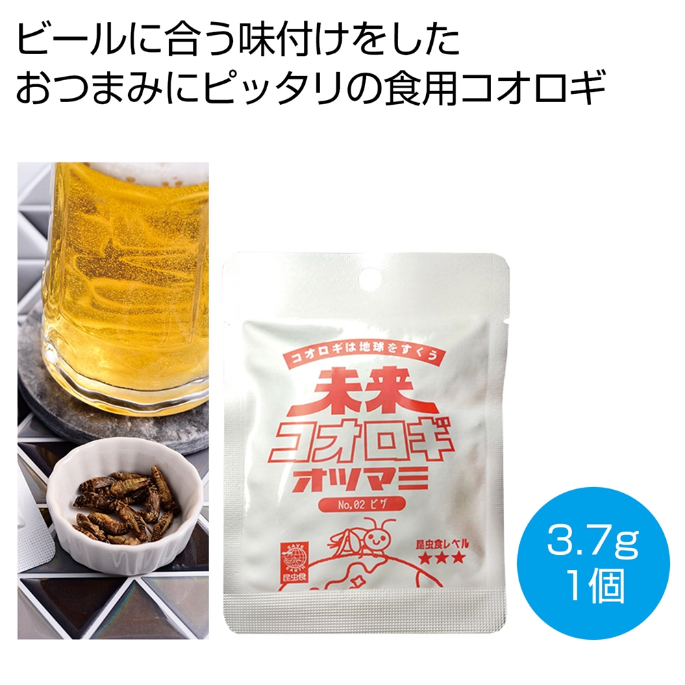 未来コオロギ　オツマミ　ピザ３．７ｇ