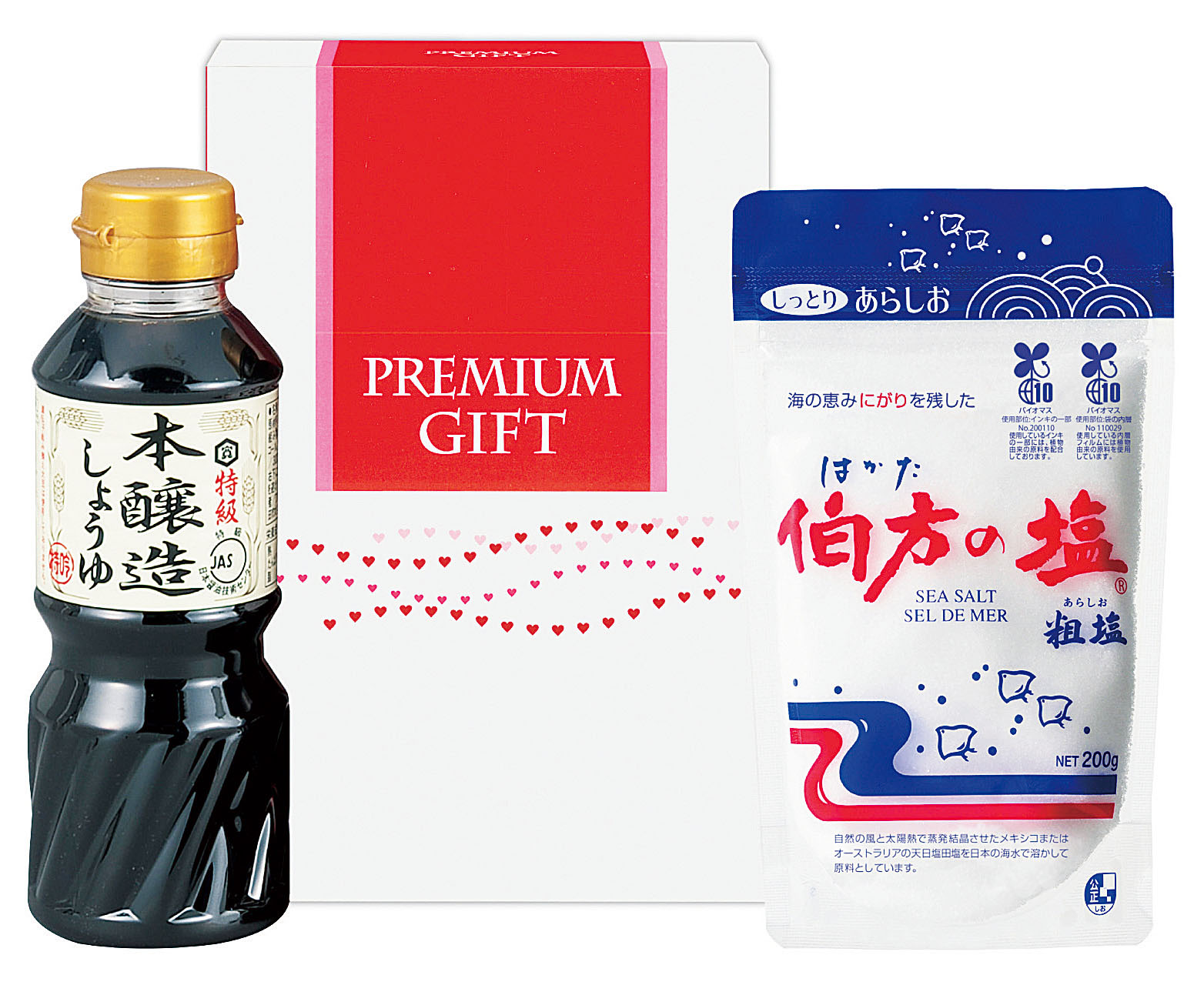 本醸造しょうゆ＆伯方の塩ギフトセット