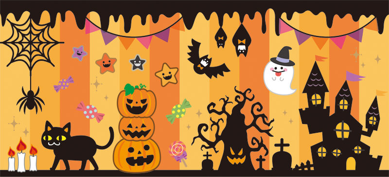 ディスプレイシート ポップハロウィン