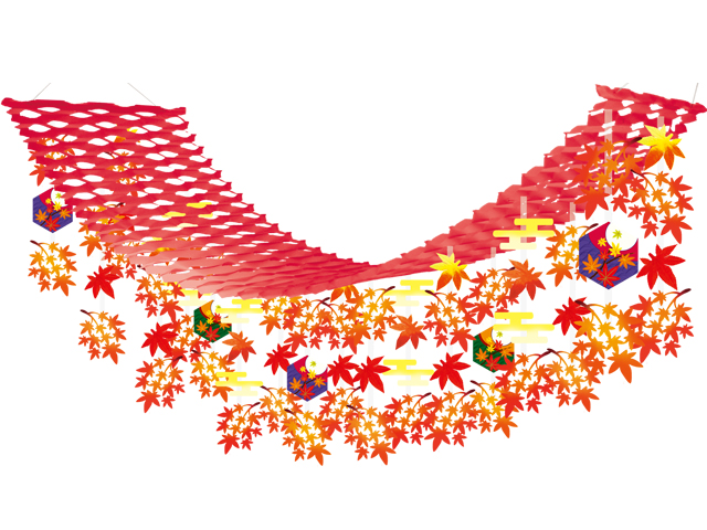 いろは紅葉プリーツハンガー