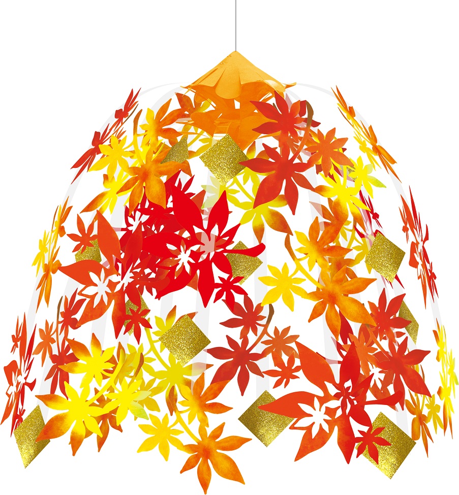 たそがれ紅葉2段センター