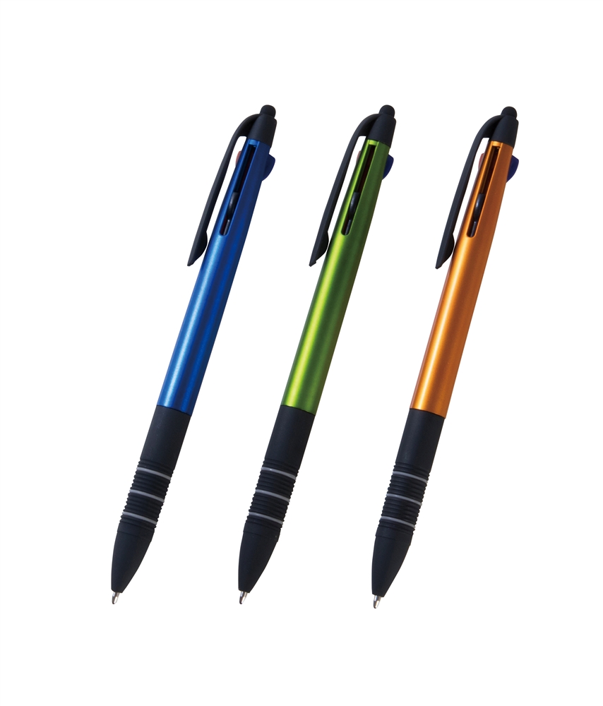 タッチペン付き３色ボールペン１本