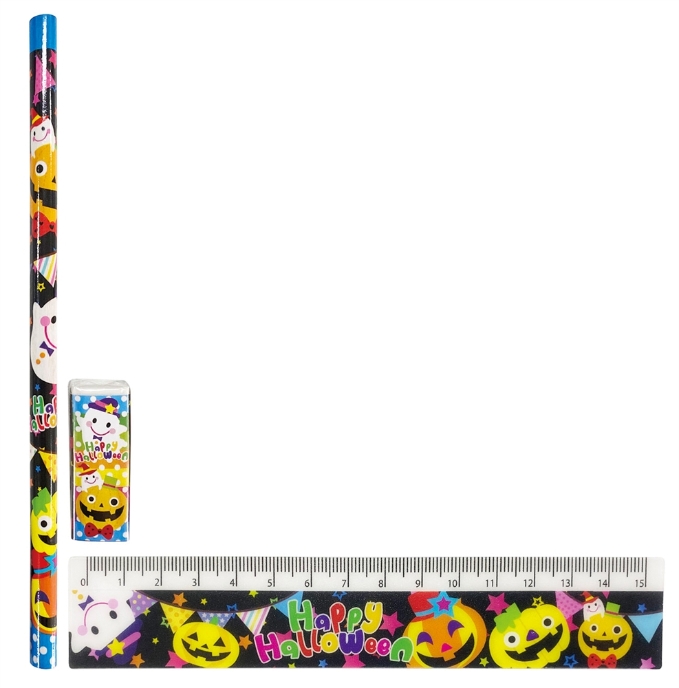 ハロウィン３点文具セット