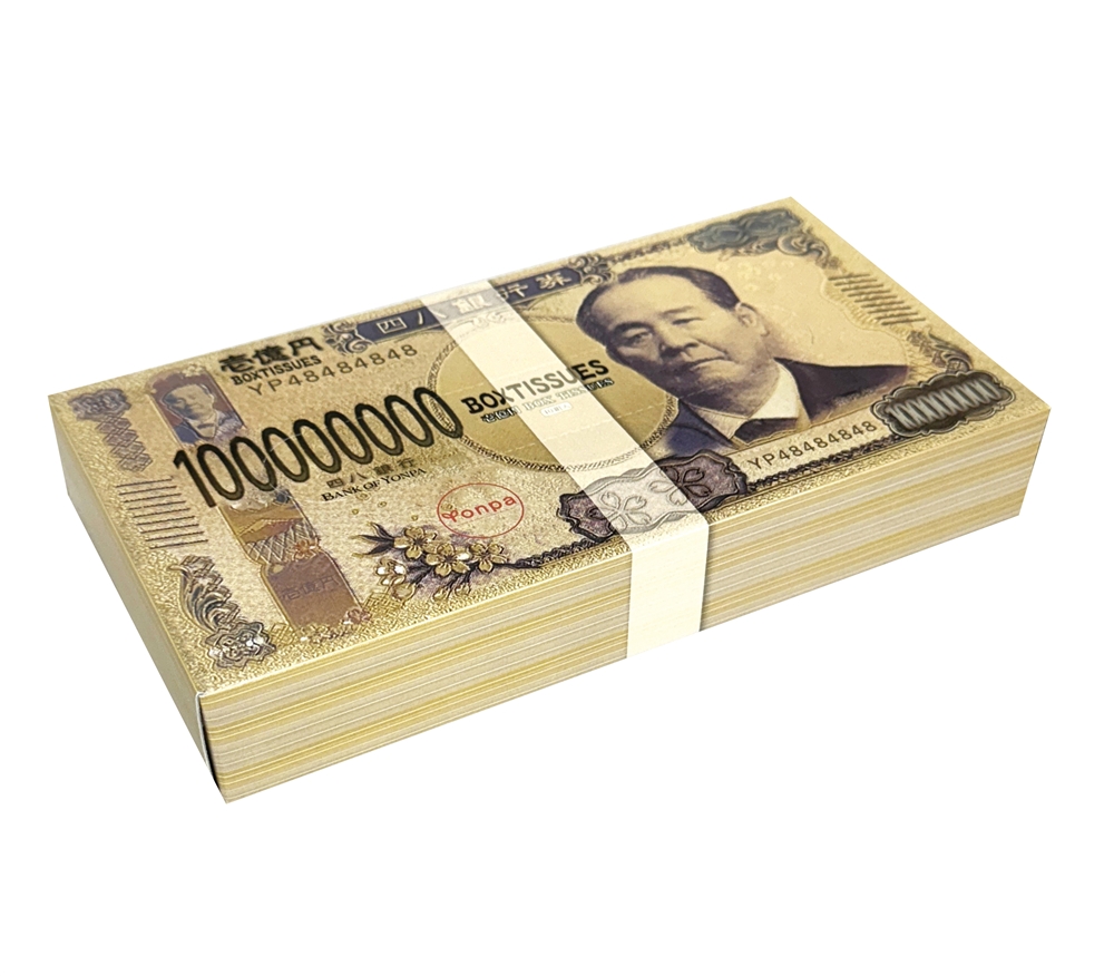 壱億円ＢＯＸティッシュ４０Ｗ
