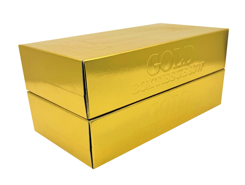 ゴールドＢＯＸティッシュ８０Ｗ２個組