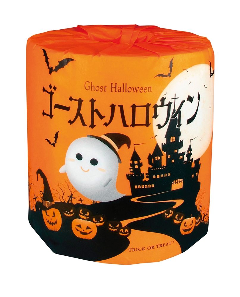 ゴーストハロウィントイレットロールダブル（27.5ｍ）