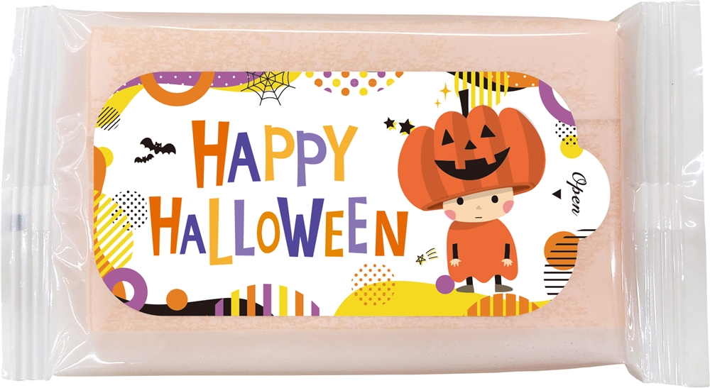 ハロウィンカラーウエットティッシュ8枚