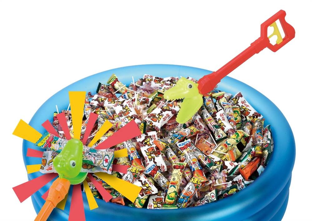 ガブガブ恐竜でお菓子ＧＥＴ１００人用