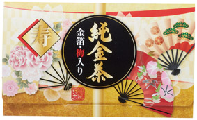 梅入り純金茶3包(おみくじ付)