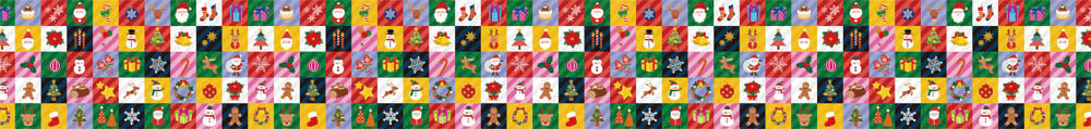ロール幕 クリスマスモチーフ