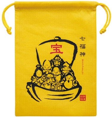 開運巾着袋１個（七福神）