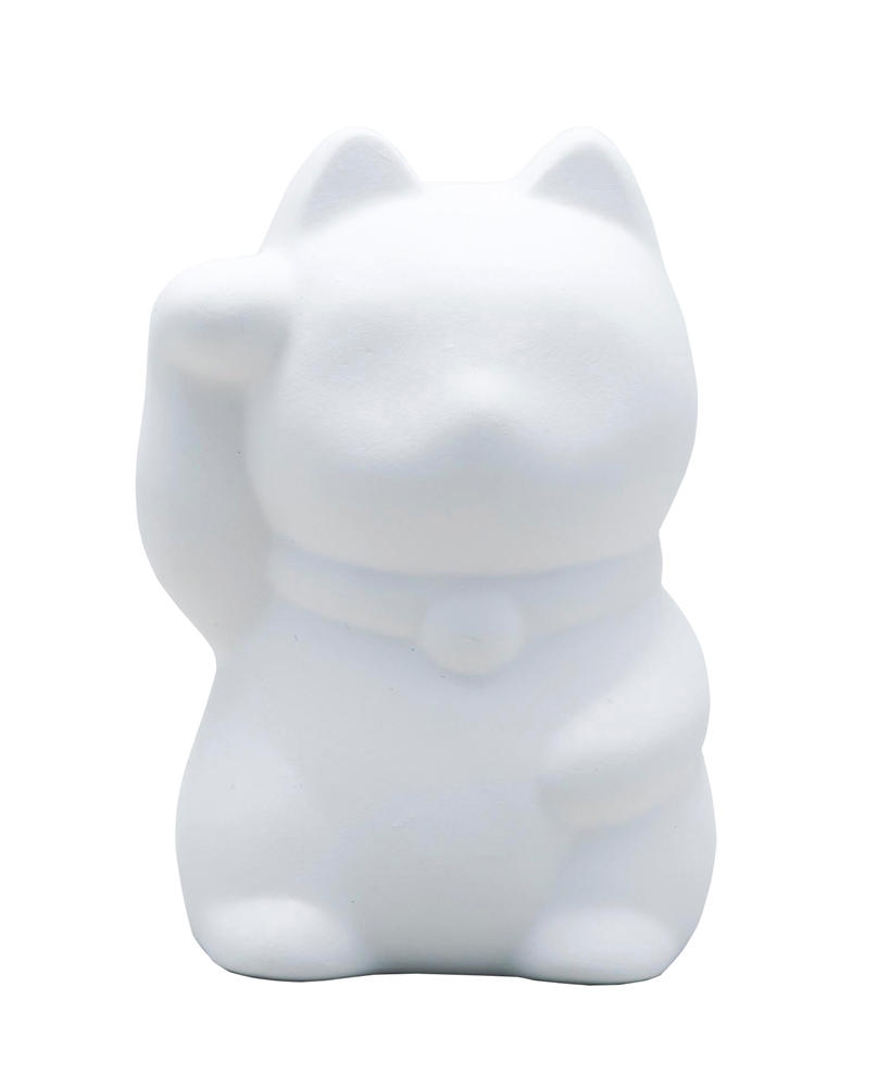 らくがき貯金箱１個（まねき猫）