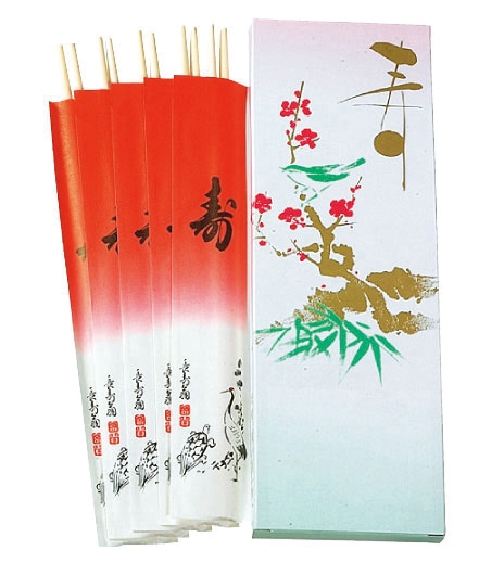 御祝箸五膳セット　梅