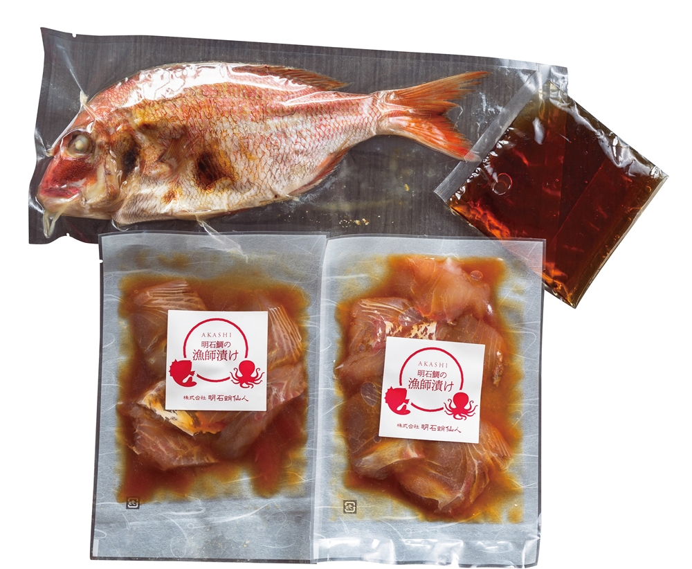 明石鯛めしのもと＆明石鯛の漁師漬け