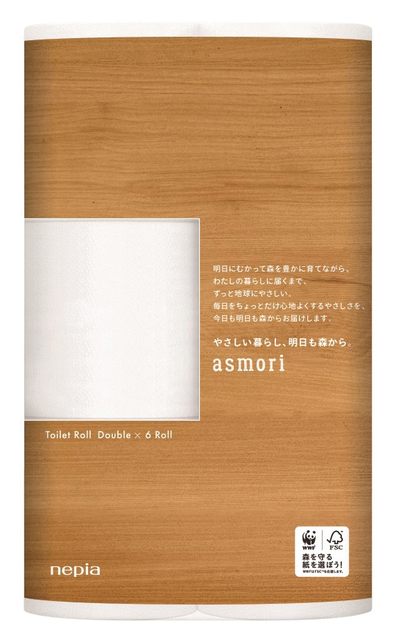 ネピアａｓｍｏｒｉ６ロールダブル（６０ｍ）