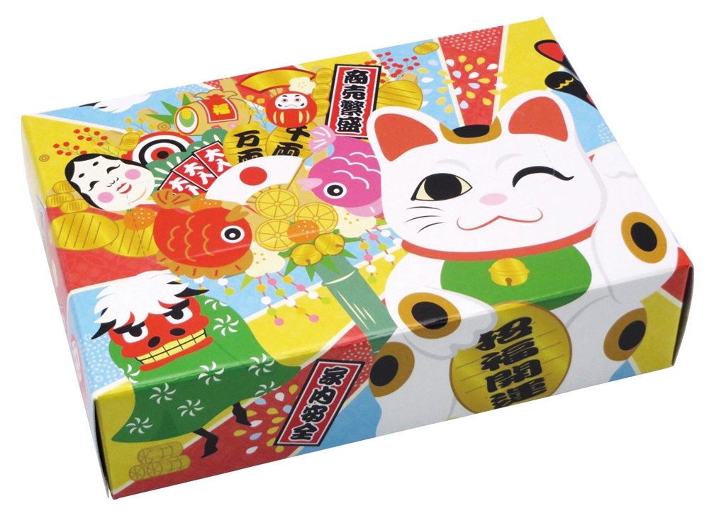 開運縁起BOXティッシュ３０W
