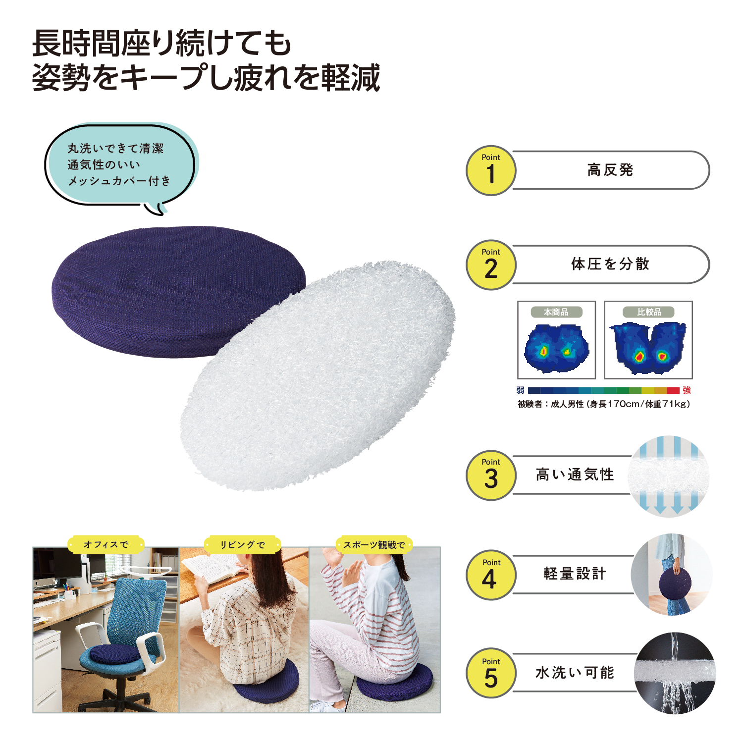 かるリラ 高反発クッション