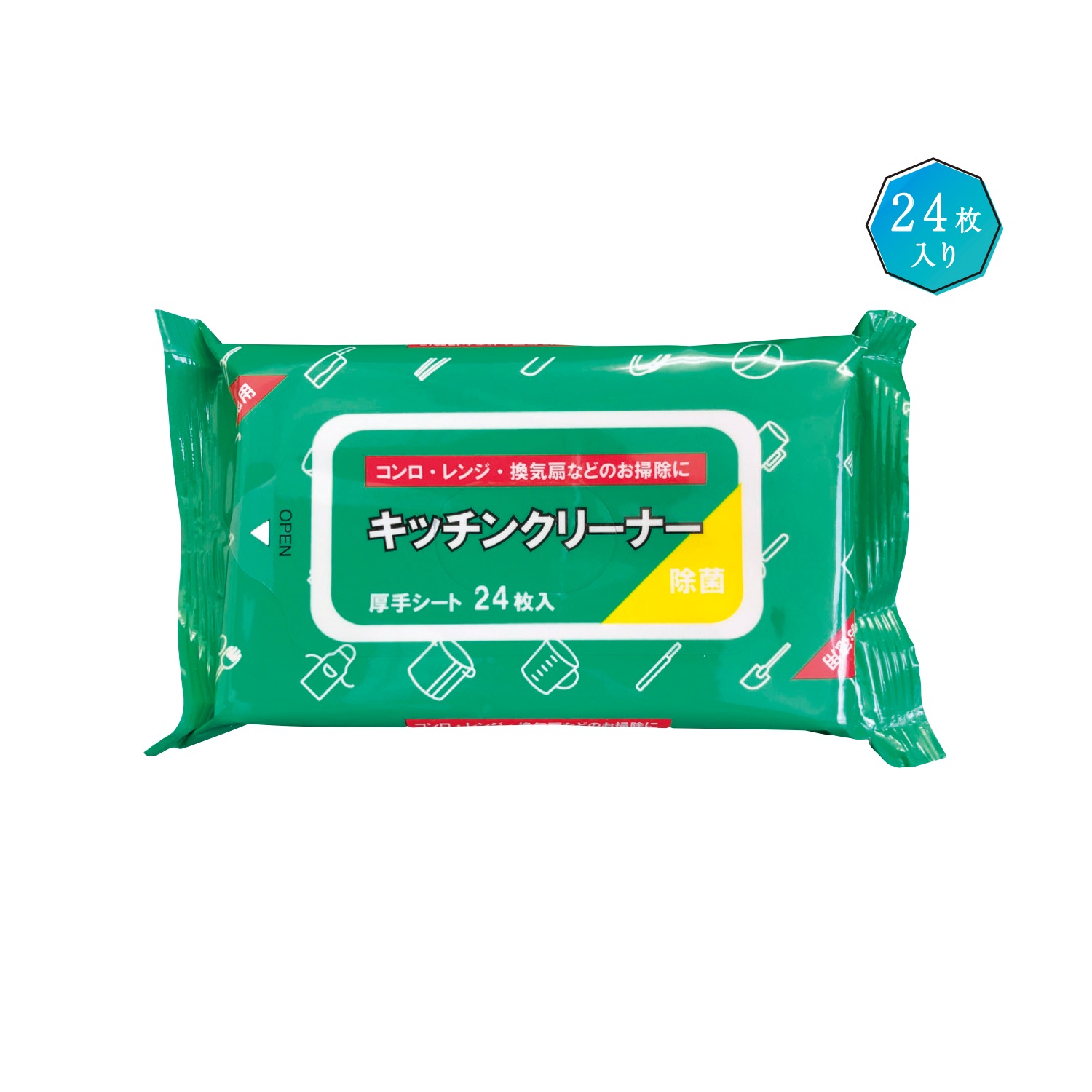キッチンクリーナー24枚入 除菌