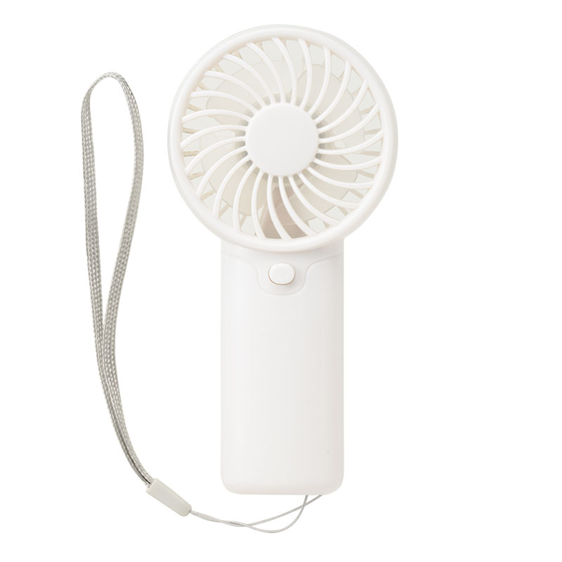 カラモ ストラップ付きハンディファン ホワイト