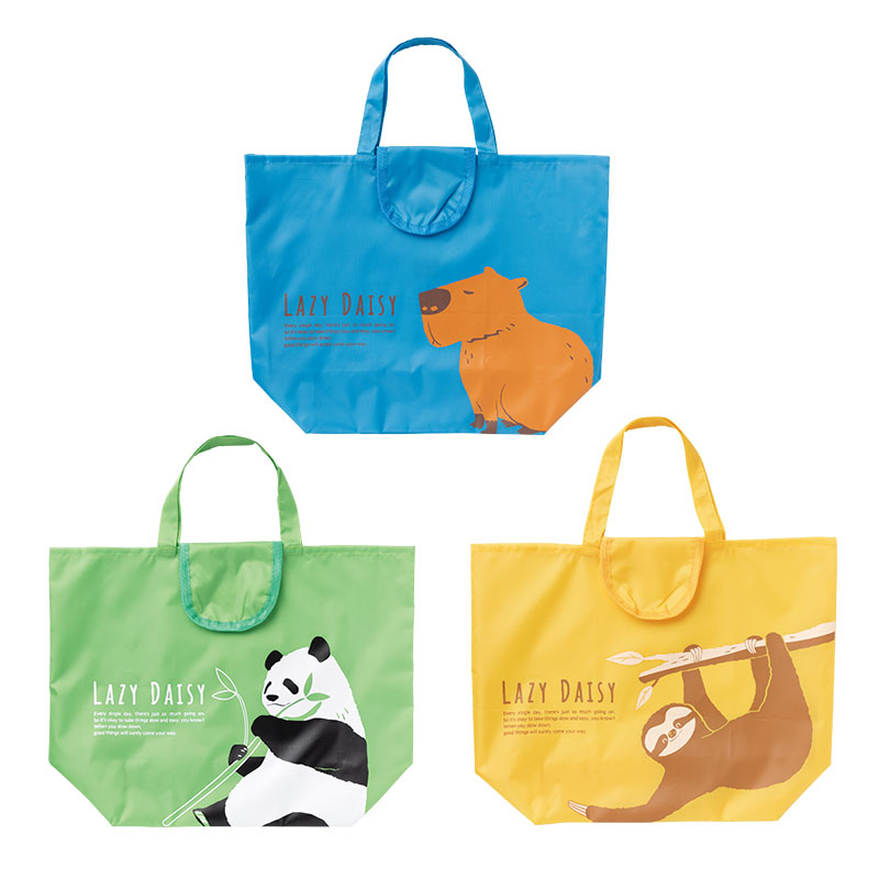 のんびり日和 小さくたためるエコバッグ