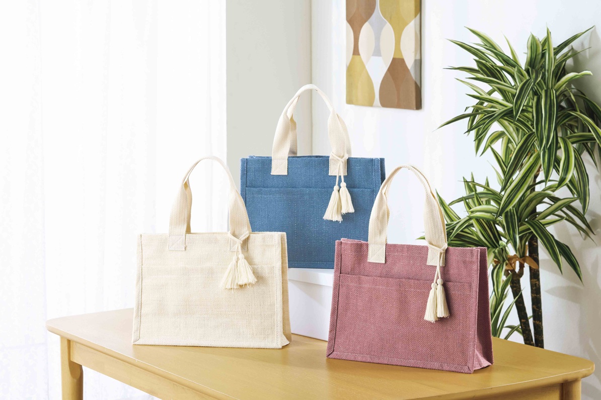 リクス／タッセルジュートバッグ