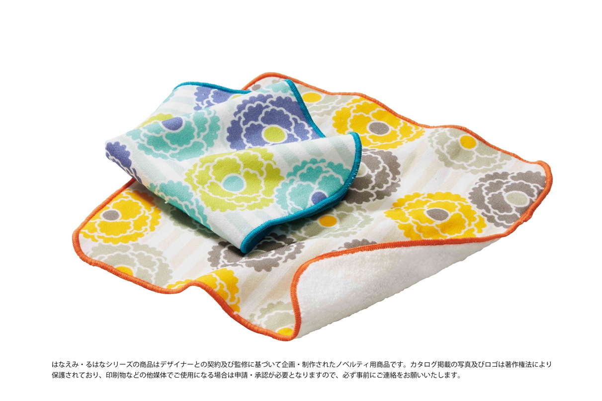 はなえみ るはな／ガーゼ＆無撚糸ハンカチ