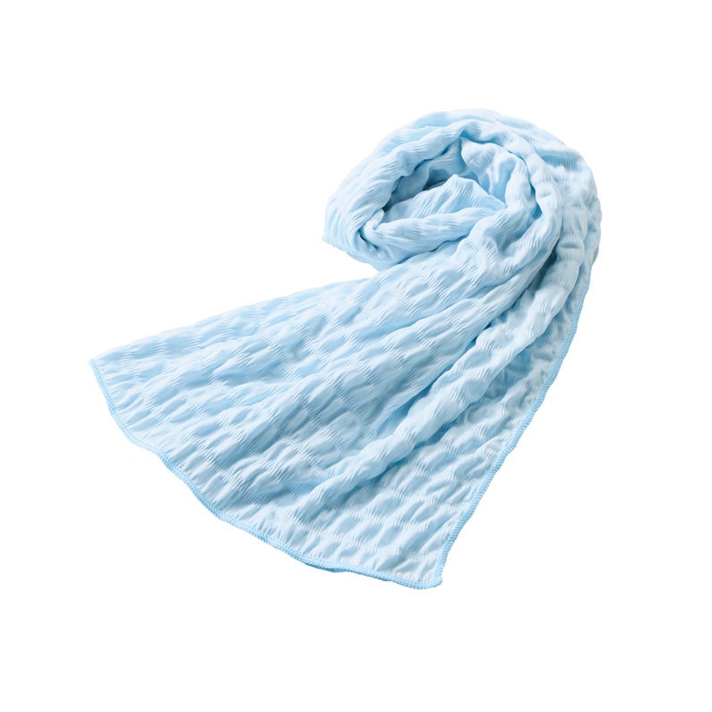 スーリ／接触冷感くしゅくしゅブランケット