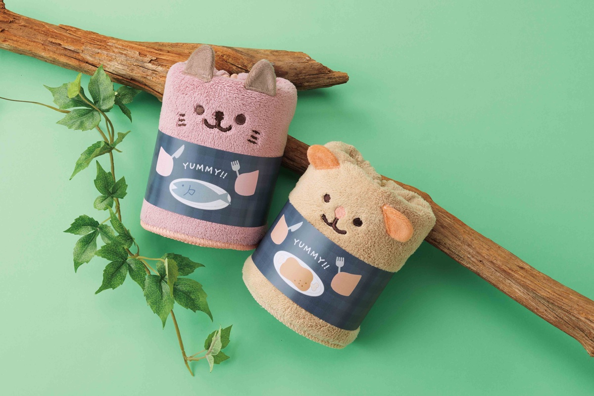 アニマルム／ふわふわフェイスタオル