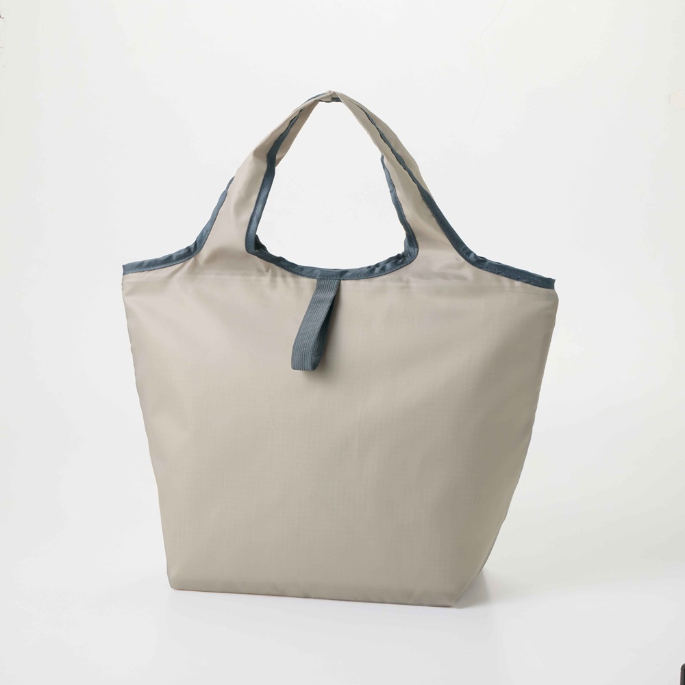 プレント／たためる保冷温バッグ　■グレージュ