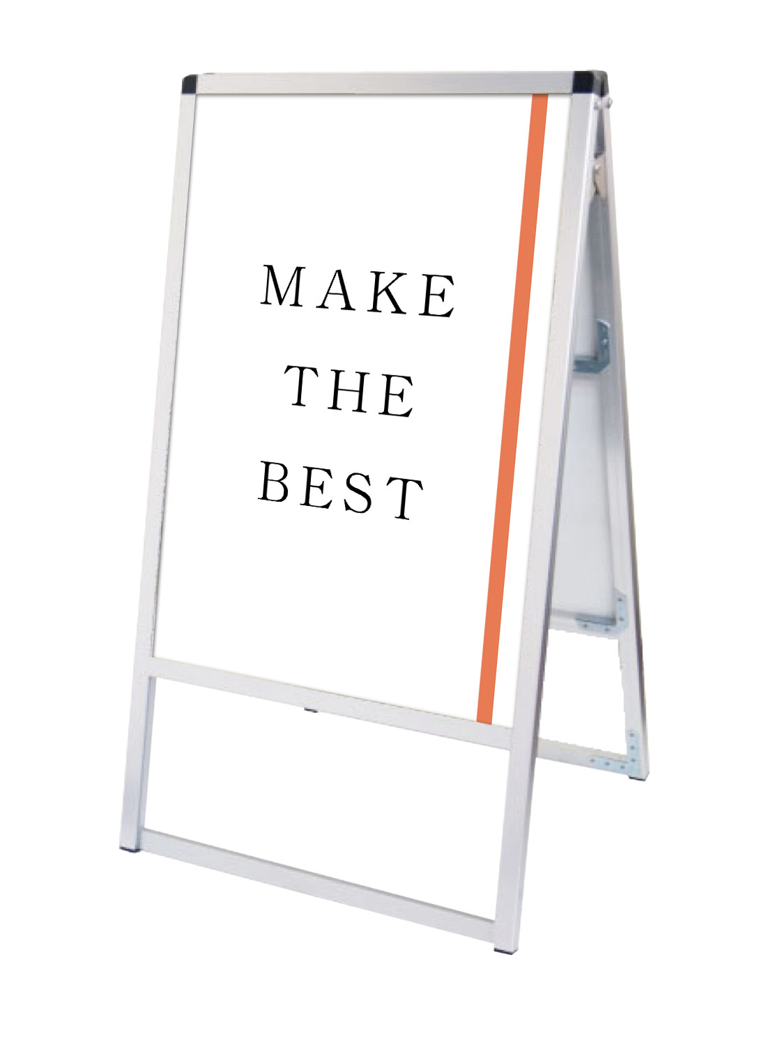 A1スタンド看板両面 シルバー (別掛)