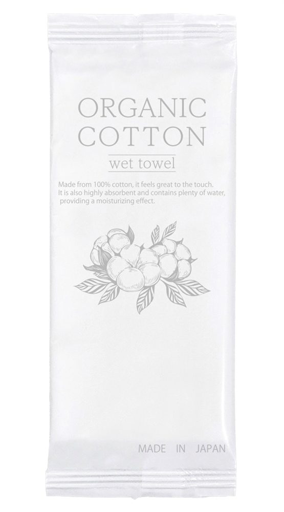 オーガニックコットンウェットタオル