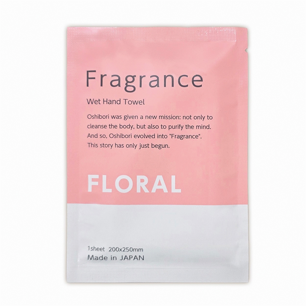 Fragranceおしぼり1枚(フローラルの香り)