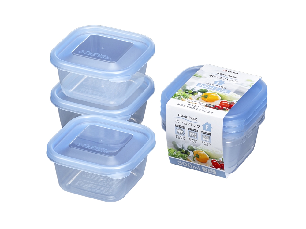 ホームパック300ml3個組(ブルー)