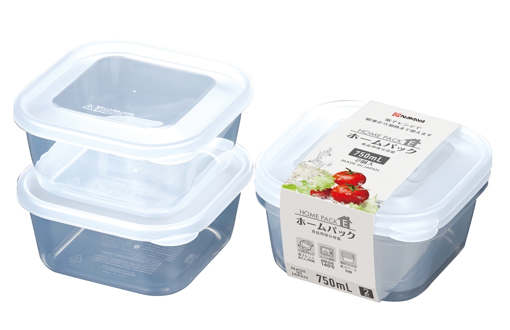 ホームパック750ml2個組(クリア)