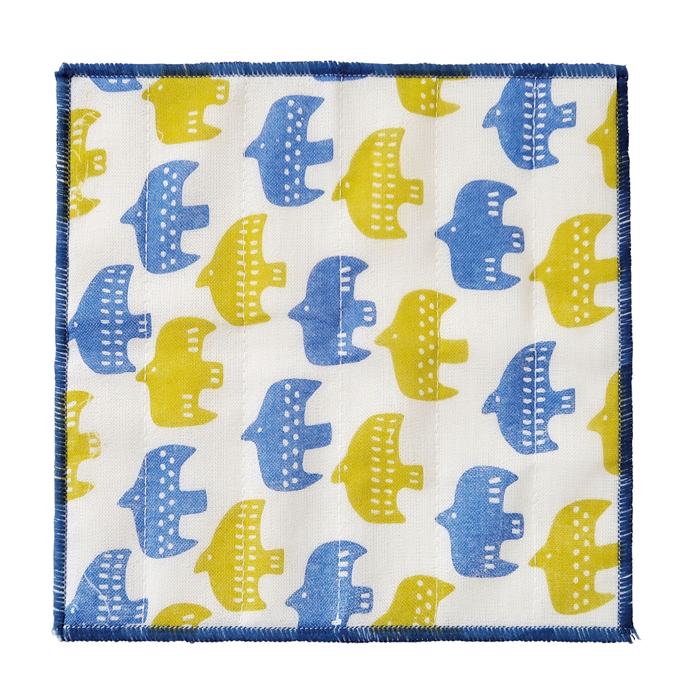 かや織ふきん1枚(バード)