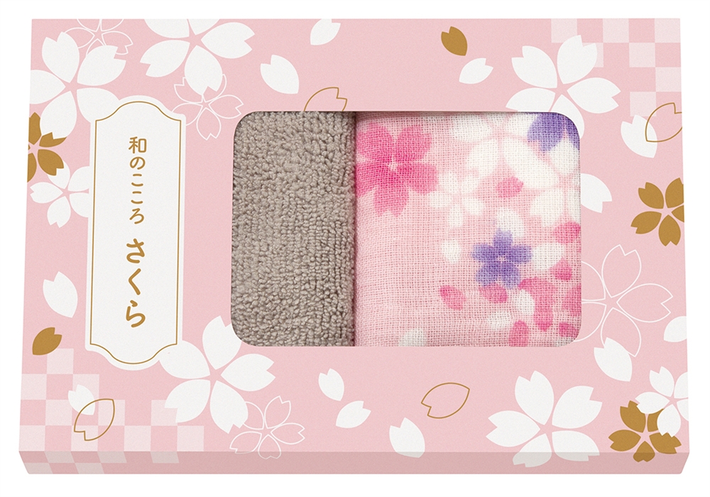 和のこころさくら ハンカチクロスセット