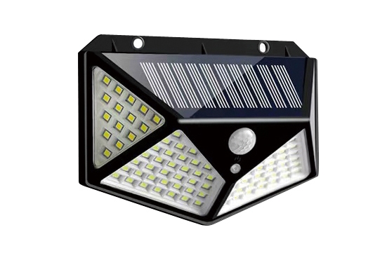 ソーラーパネル付きセンサーLEDライト4個組