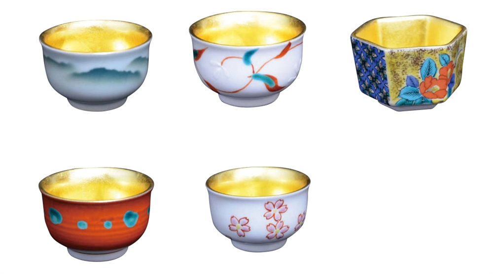 金箔九谷ぐい呑み1個