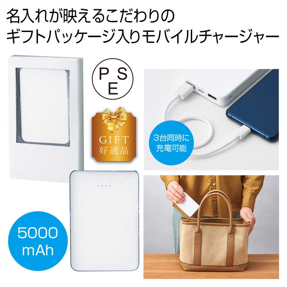 パワーバンク5000mAh