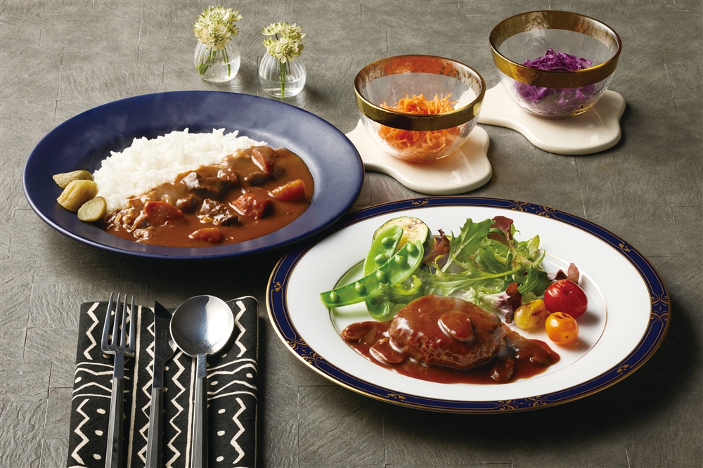 神奈川「横浜ロイヤルパークホテル」監修 カレー&ハンバーグセット