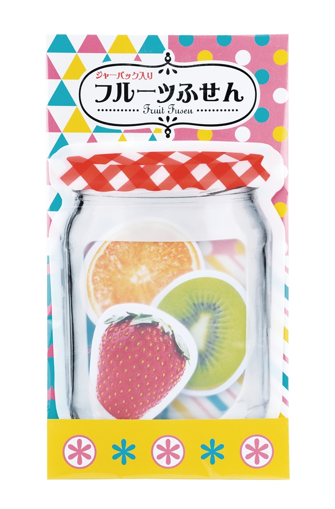 ジャーパック入りフルーツふせん1組