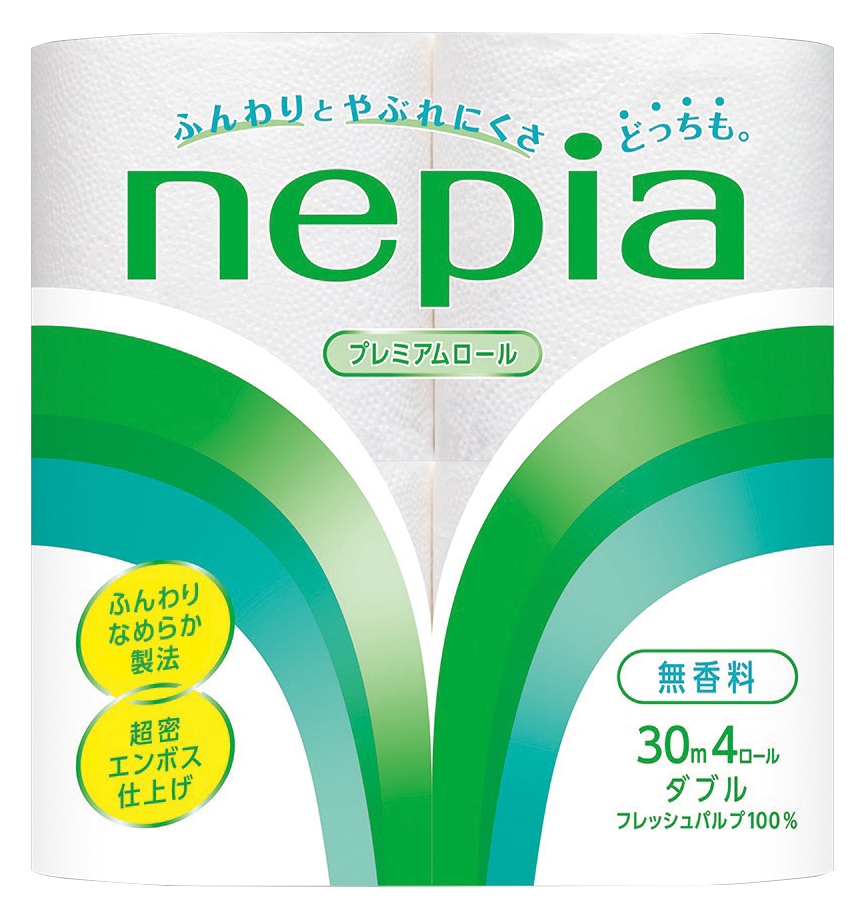 ネピア プレミアムロールトイレット4ロールダブル(30m)