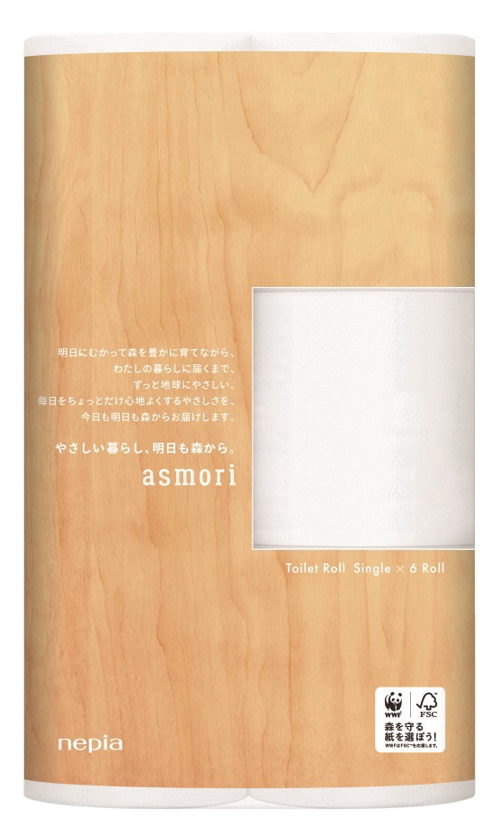 ネピアasmori6ロールシングル(120m)