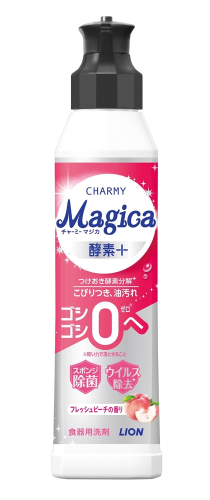【LION1カートン】CHARMY Magica220ml(酵素+フレッシュピーチの香り)