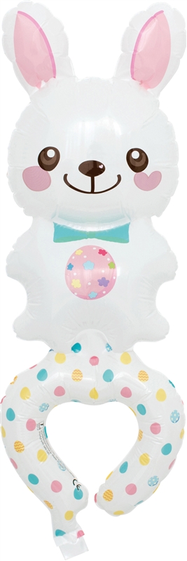 うでピタバルーン1個(ホワイトバニー)