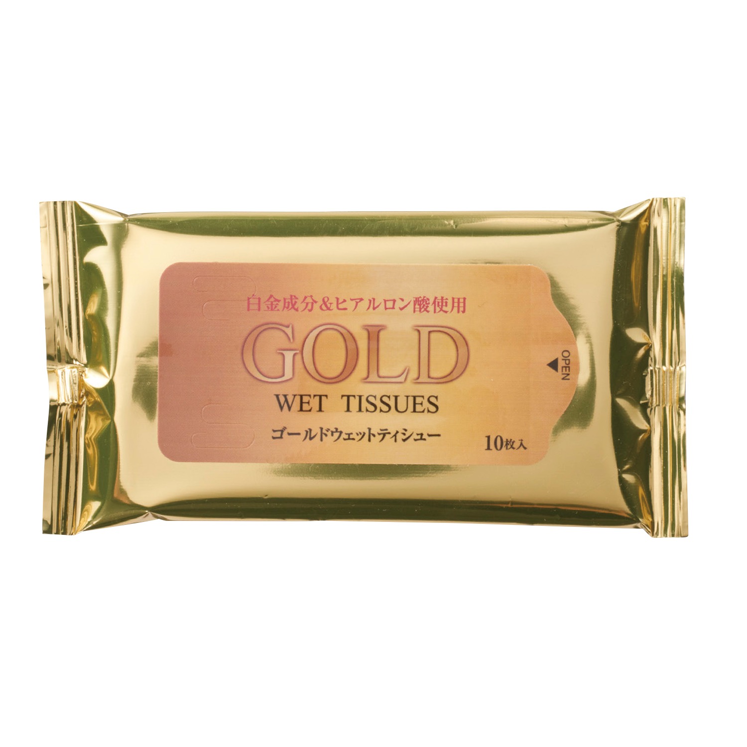 ゴールドウェットティッシュ10枚入