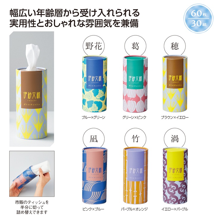 伊砂文様 ボトルティッシュ